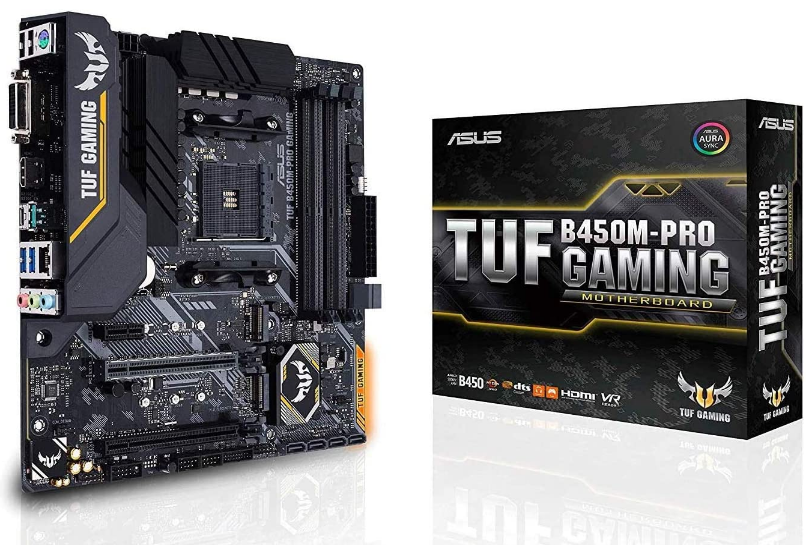 Asus TUF B450M- Pro Gaming Motherboard