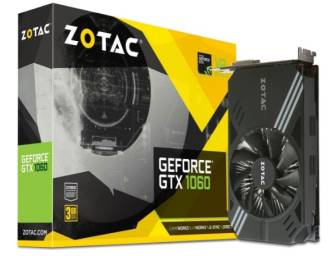 ZOTAC GeForce GTX 1060 Mini 3GB GDDR5