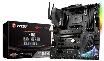 MSI B450 Gaming PRO CARBON AC Motherboards