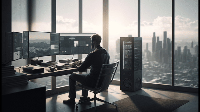 A_guy_building_a_gaming_pc